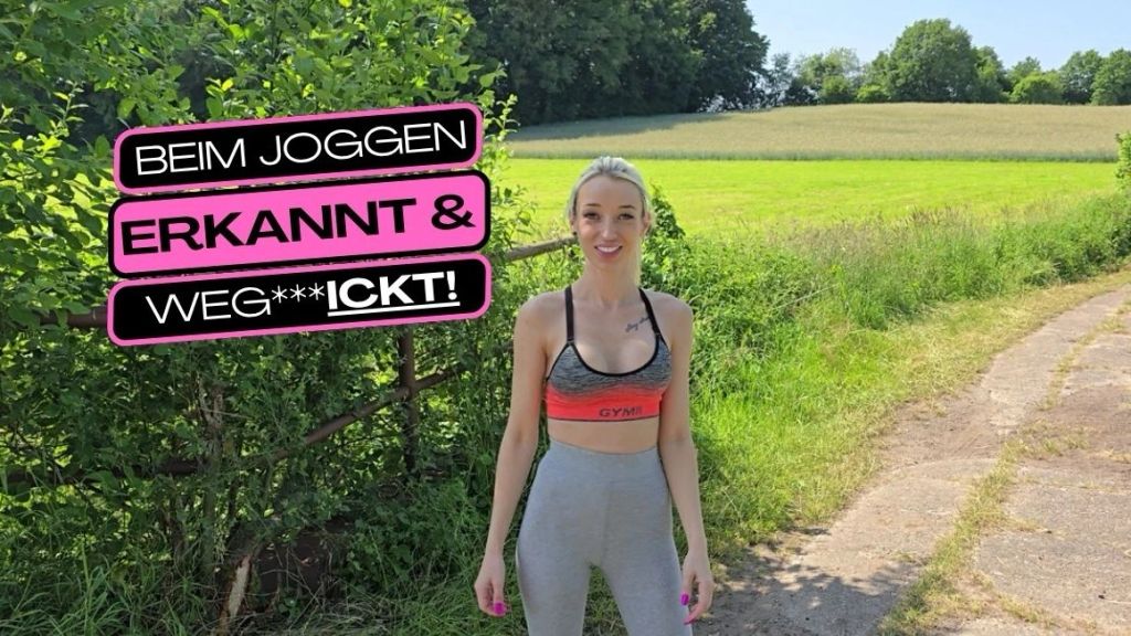 Beim Joggen erkannt und weggefickt Beim Joggen erkannt und weggefickt