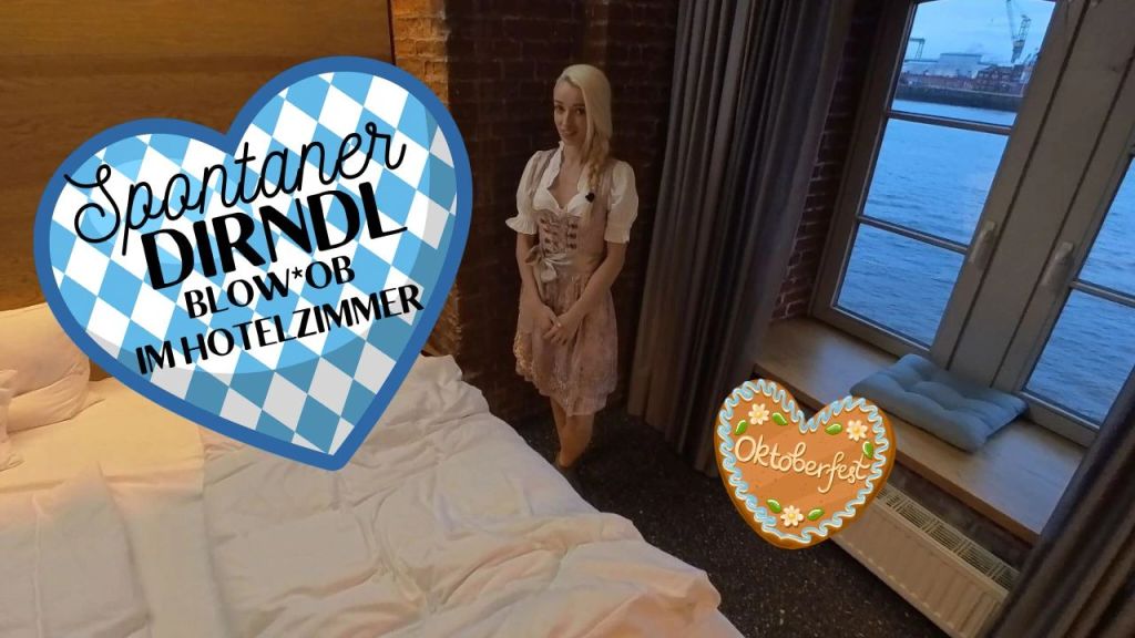 Spontaner Dirndl Blowjob im Hotelzimmer Spontaner Dirndl Blowjob im Hotelzimmer