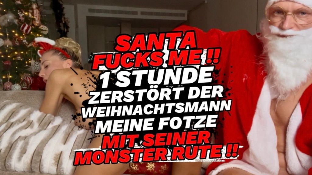 1 STUNDE LIVESEX SHOW ZERSTÖRUNG VON SANTA CLAUS !! 1 STUNDE LIVESEX SHOW ZERSTÖRUNG VON SANTA CLAUS !!