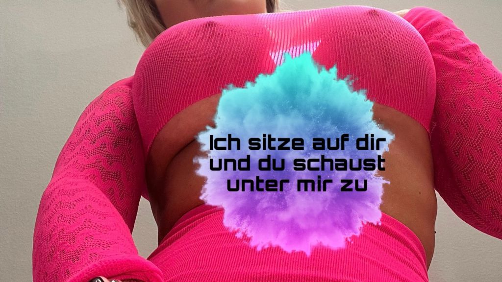 Schau zu, wie ich über dir den Dildo reite Schau zu, wie ich über dir den Dildo reite